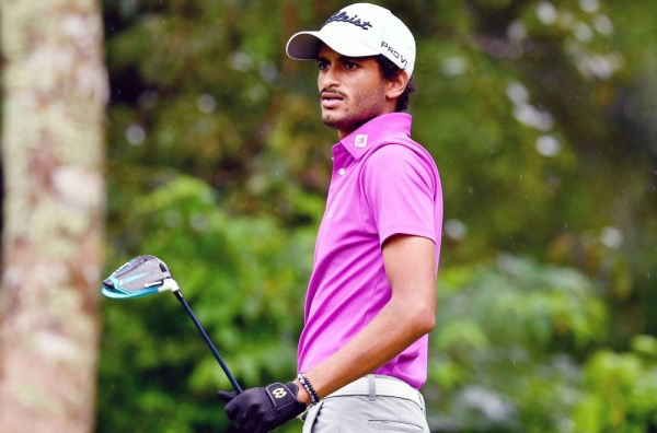 Abdulrahman Al Mansour of Saudi Arabia, amateur, hits the first ball for the restart of the Asian Tour after a 19 month COVID pandemic suspension, pictured on Nov. 25, 2021, during round one of the Asian Tour’s Blue Canyon Phuket Championship 2021 at the Blue Canyon Country Club, (Canyon Course), with a prize fund of $1 Million.  — courtesy Lakatos/Asian Tour.