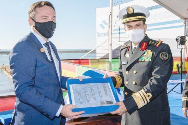 Under the patronage of the Commander of the Royal Saudi Naval Forces (RSNF), Lt. Gen. Adm. Fahd Bin Abdullah Al-Ghufaili, the RSNF celebrated the ceremonial launching of the last warship of 