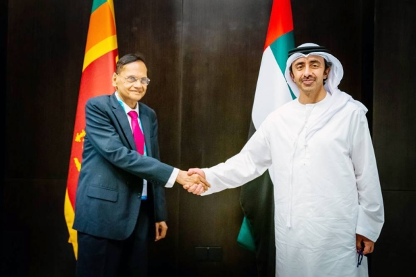 UAE Minister of Foreign Affairs and International Cooperation Sheikh Abdullah Bin Zayed Al Nahyan received Indian Minister of External Affairs Dr. Subrahmanyam Jaishankar here on Sunday.