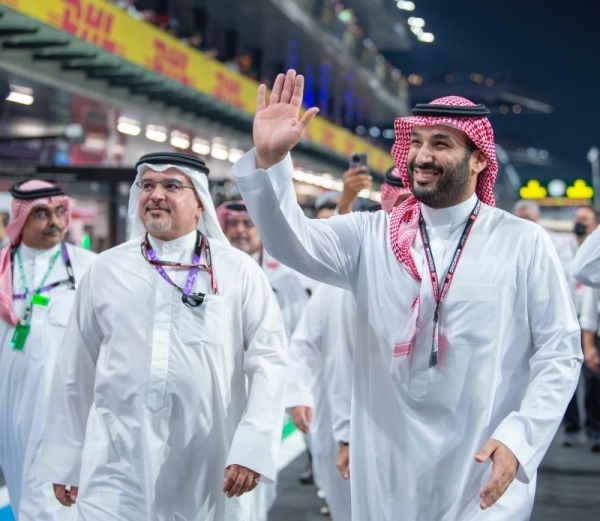 Crown Prince attends inaugural Saudi Arabian Grand Prix