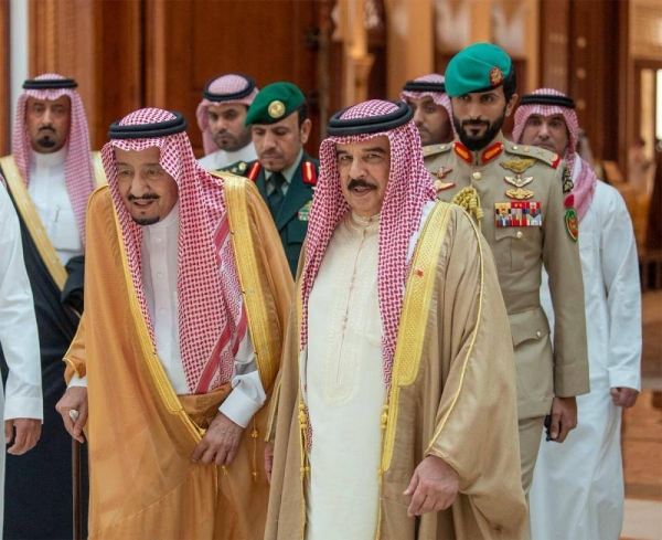 File photo of King Salman and King Hamad