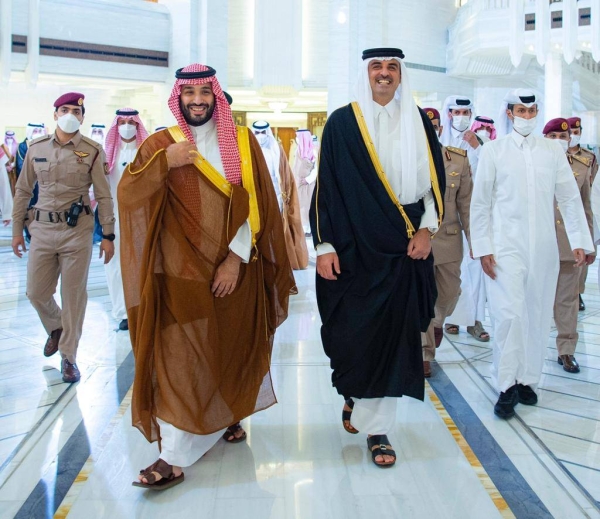 Crown Prince Muhammad bin Salman, Deputy Prime Minister and Minister of Defense, arrived in Doha on Wednesday in an official visit during his Gulf tour.