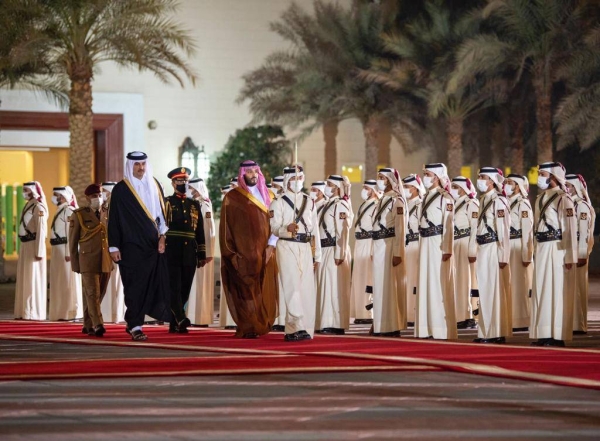 Crown Prince Muhammad bin Salman, Deputy Prime Minister and Minister of Defense, arrived in Doha on Wednesday in an official visit during his Gulf tour.