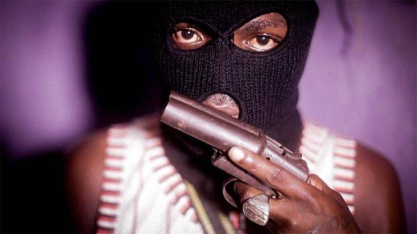 A member of the Black Axe gang, one of Nigeria's most feared 