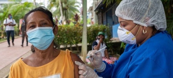 Indigenous communities in Colombia are being vaccinated against COVID-19.