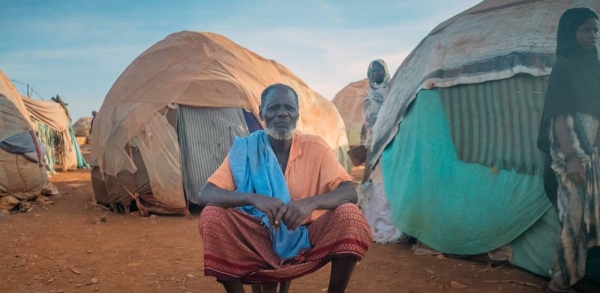 Somali elder at an internally displaced people (IDPs) in Baidoa, Somalia. — courtesy UNDP/Said Fadheye