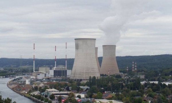 A general view of the Tihange nuclear power plant in Belgium.