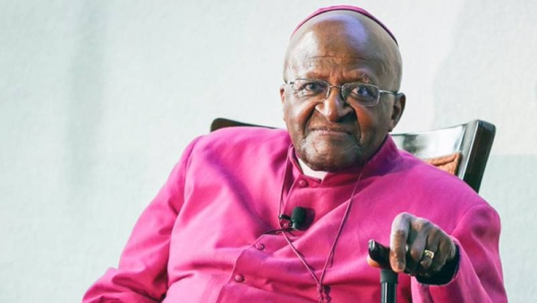 Archbishop Emeritus Desmond Tutu in this file photo