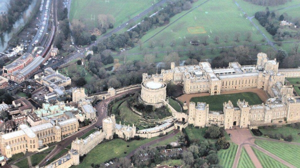 A view of the Windsor Castle.