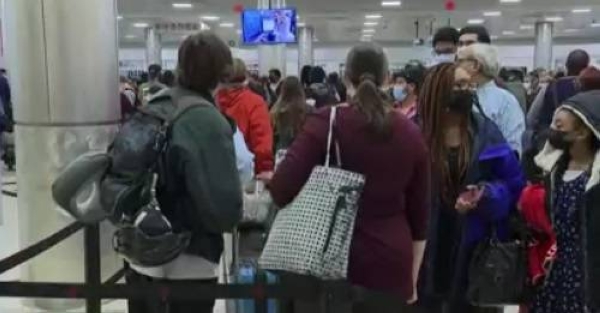 The cancellations come at the busiest time of year for air travel.