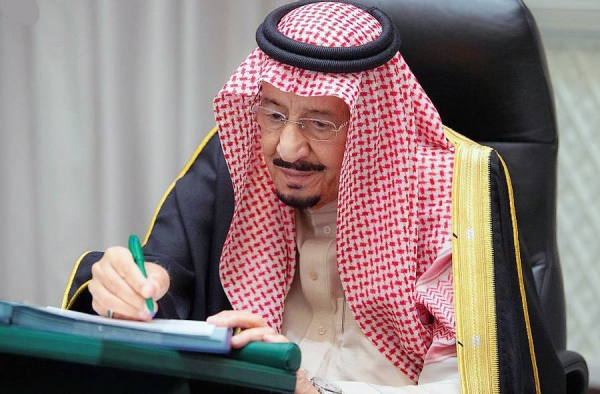 Custodian of the Two Holy Mosques King Salman, prime minister, chaired the virtual session of the Cabinet meeting in Neom on Tuesday.
