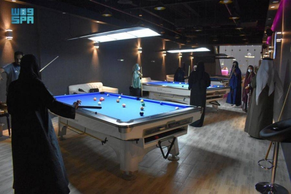 Saudi female billiards team prepares for international tournament in Egypt