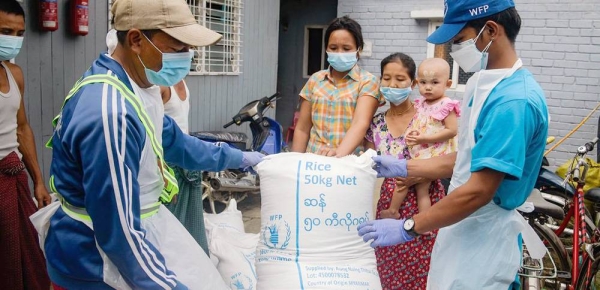 WFP have launched an urban food response, targeting two million people in Yangon and Mandalay, Myanmar’s two biggest cities. — courtesy WFP