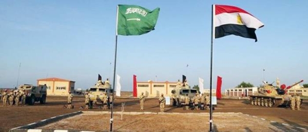 mixed bilateral ground exercise RSLF executes Tabuk-5 exercise, which was launched last Thursday, with the participation of Egyptian land forces.
