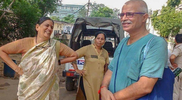 Sudha Bharadwaj (left) has worked with some of India's poorest people.