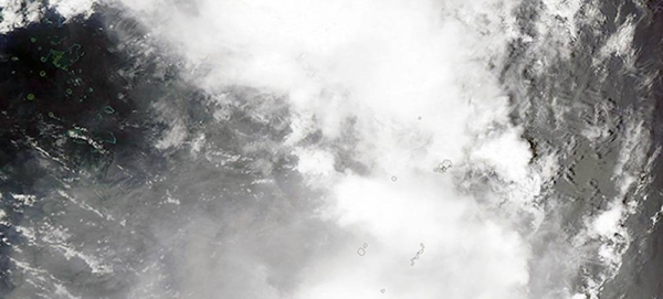 Explosive eruption of the Hunga Tonga-Hunga Ha'apai volcano on Jan. 15, 2022. — courtesy UNICEF/NOAA