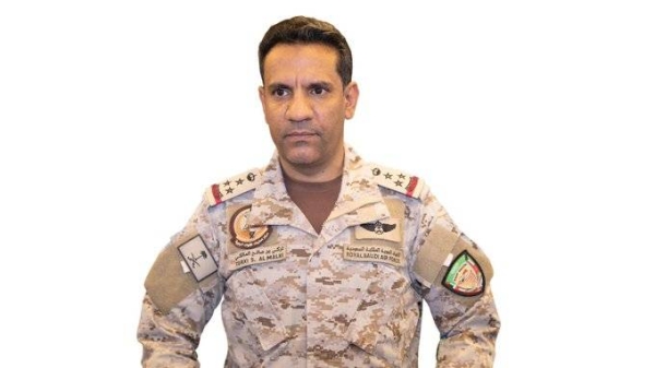 Brig. Gen. Turki Al-Maliki, spokesman of the Coalition to Restore Legitimacy in Yemen.
