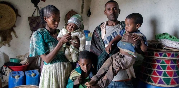 A family affected by the conflict in Tigray region, Ethiopia. — courtesy UNICEF/Christine Nesbitt