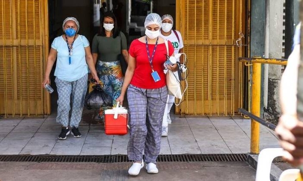 Healthcare workers are administering COVID-19 vaccines to homeless people as part of a massive vaccination campaign in Brazil.