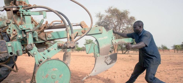 A field with mid-moon dams used to save water in the coming rainy season in Burkina Faso. — courtesy FAO/ Giulio Napolitano