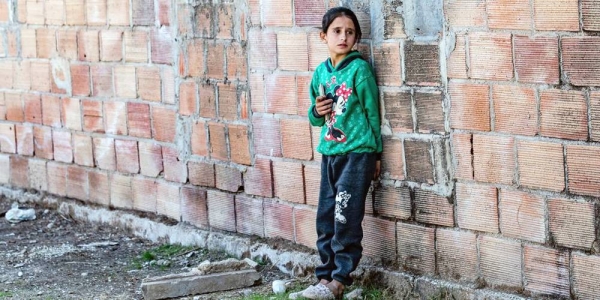 
A young boy in the rural area of Al-Hasakeh who fled hostilities in Ras Al-Ain, northeast Syria. — courtesy UNICEF/Beshar Keder