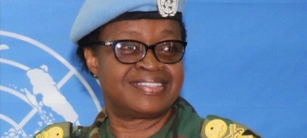 Brigadier General Constance Emefa Edjeani-Afenu, the first female Deputy Force Commander in the UN Mission for the Referendum in Western Sahara (MINURSO).