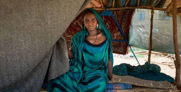 The portrait of a Malian refugee in Tillaberi region, Niger.