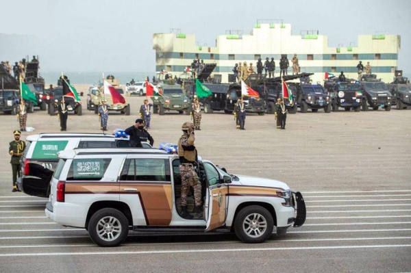 Minister of Interior Prince Abdulaziz Bin Saud Bin Naif patronized the conclusion of the “Arab Gulf Security 3” joint tactical exercise of the GCC security services.