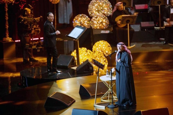 ‘The Prince of Tarab,’ singer Abdul Majeed Abdullah, returned to stage after a 5-year gap at the Mohammed Abdu Theater in the Riyadh City Boulevard, as part of the activities of the Riyadh Season 2.