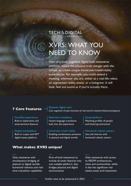 Understanding NEOM Tech & Digital Company’s XVRS