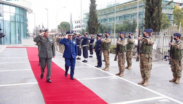 Chief of the General Staff, Lt. Gen. Fayyad Bin Hamed Al-Ruwaili held Wednesday a meeting with President of the Republic of Cyprus Nicos Anastasiades at the Presidential Palace.