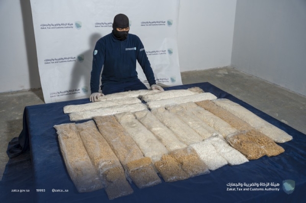 The Zakat, Tax and Customs Authority (ZATCA) announced that it had thwarted five attempts to smuggle more than 1.4 million Captagon pills at the Al-Haditha Port, on Friday.