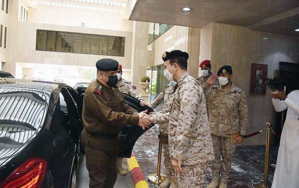 Commander of the Royal Saudi Naval Forces Lt. Gen. Fahd Bin Abdullah Al-Ghafili received Commander of Iraqi Navy Rear Adm. Ahmed Jassim in Riyadh on Tuesday.