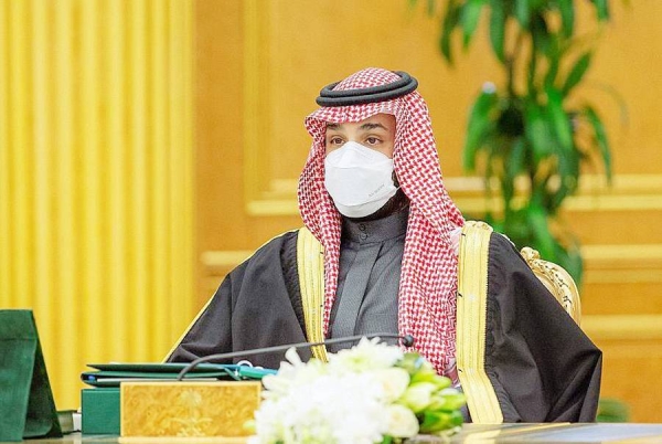 The Cabinet session, chaired by Custodian of the Two Holy Mosques King Salman at Al-Yamamah Palace in Riyadh on Tuesday.