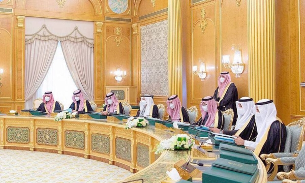 The Cabinet session, chaired by Custodian of the Two Holy Mosques King Salman at Al-Yamamah Palace in Riyadh on Tuesday.