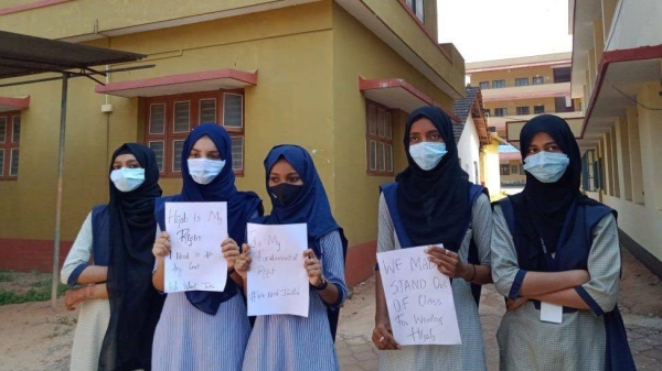 The students say they are not allowed to attend class
