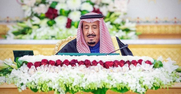 Custodian of the Two Holy Mosques King Salman chaired the cabinet meeting at the Al-Yamamah Palace in Riyadh on Tuesday.
