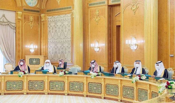 Custodian of the Two Holy Mosques King Salman chaired the cabinet meeting at the Al-Yamamah Palace in Riyadh on Tuesday.