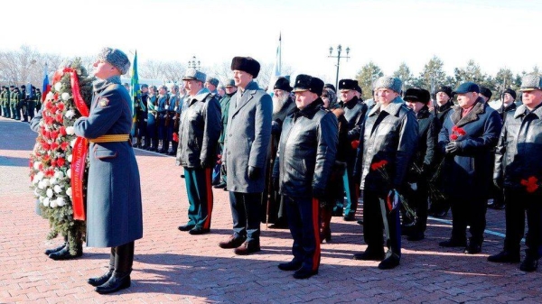 President Putin's video message took place on a public holiday to mark Defend the Fatherland Day.