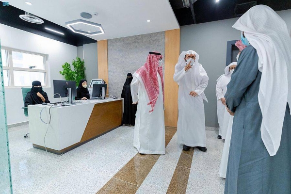Justice Minister Walid Al-Samaani launched the first Model Notarial Office in Riyadh on Sunday.