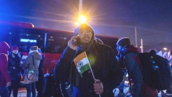 Hundreds of Indian students are stuck at Ukraine's border with Poland.
