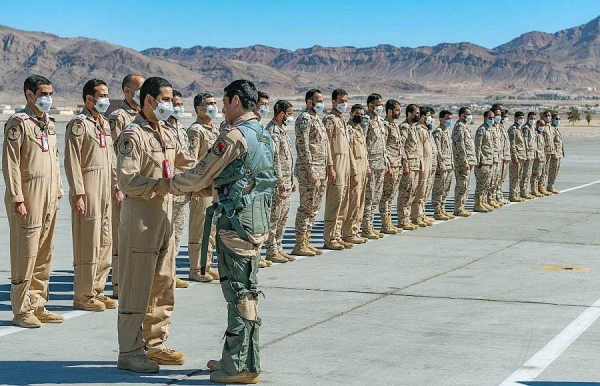 The Royal Saudi Air Force (RSAF) contingent participating in the Red Flag 2022 Exercise Wednesday arrived at the Nellis Base in the US.