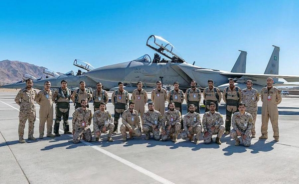 The Royal Saudi Air Force (RSAF) contingent participating in the Red Flag 2022 Exercise Wednesday arrived at the Nellis Base in the US.