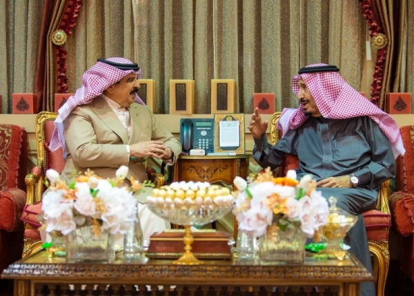 The Bahraini King has expressed his pleasure after meeting with the Custodian of the Two Holy Mosques King Salman soon on arrival.