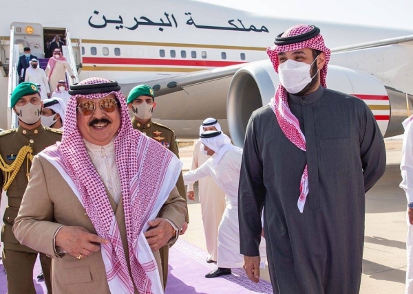 The Bahraini King has expressed his pleasure after meeting with the Custodian of the Two Holy Mosques King Salman soon on arrival.