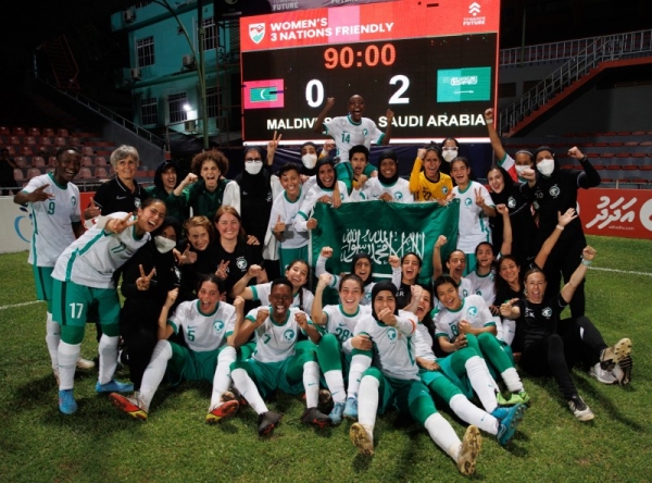 Saudi women’s football team concludes successful Maldives camp