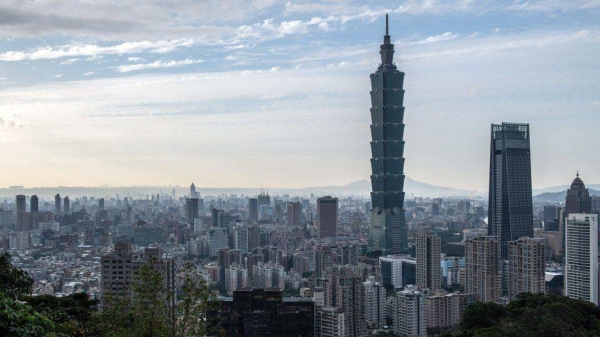 The capital Taipei is among the areas affected by the blackout