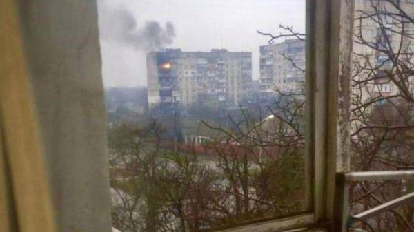 Residents of Mariupol say they are under continuous bombardment. 