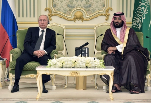 FILE PICTURE: Crown Prince Mohammed bin Salman received on Thursday a phone call from Russian President Vladimir Putin.