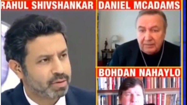 Anchor Rahul Shivshankar (left) apologized after he realized the error.
